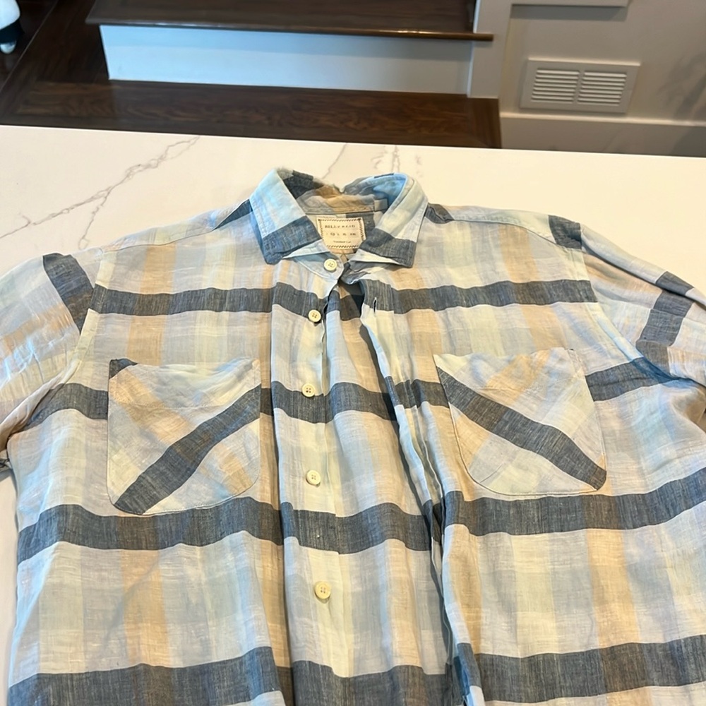 Billy Reid standard size medium, linen button down.